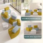 Modulare Designer-Poufs, verschiedene Kombinationen