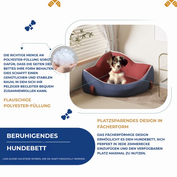 Cosy Corner Hundebett, Produktmerkmale.