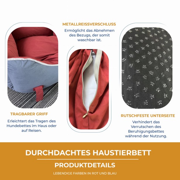 Gemütliches Eck-Hundebett, Produktdetails