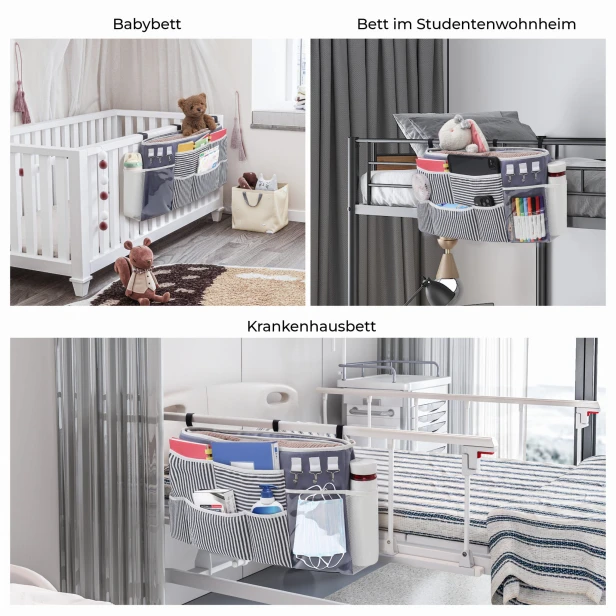 Praktischer Bettorganizer, Anwendungsarten