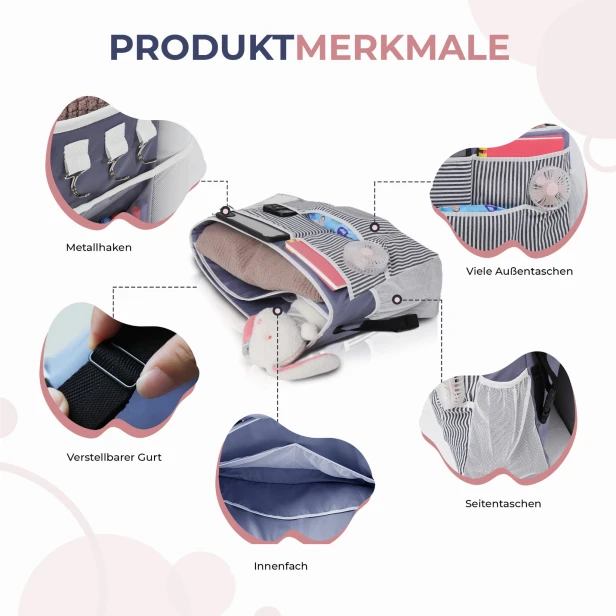 Praktischer Bettorganizer, Produktmerkmale.