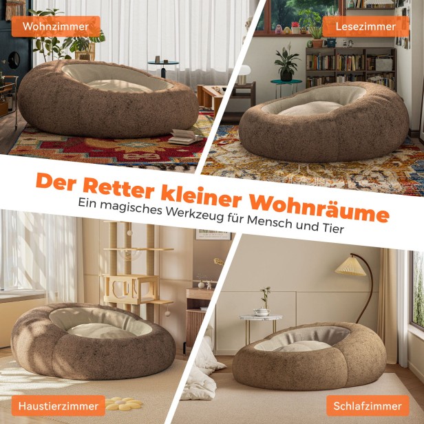 Pouf zum Entspannen, mögliche Verwendungsmöglichkeiten