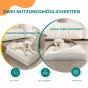 Gestepptes Hundebett – Tasche, Verwendungsmöglichkeiten.