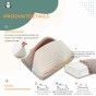 Gestepptes Hundebett mit Tasche, Produktdetails.
