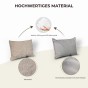 Doppelseitiges, verstellbares Kissen, Stoffdetails