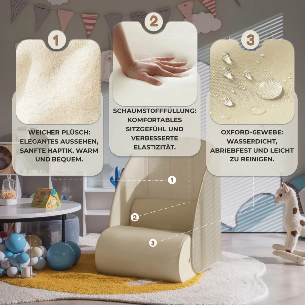 Sicherer Bodenstuhl, Produktdetails.