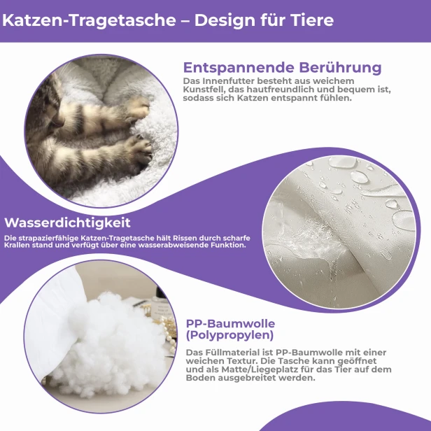 Innovatives Mehrzweck-Katzenbett, Produktdetails.