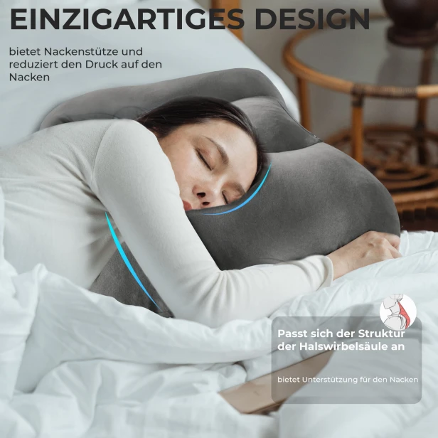 Schmetterlingsförmiges, profiliertes Kissen, einzigartiges Design