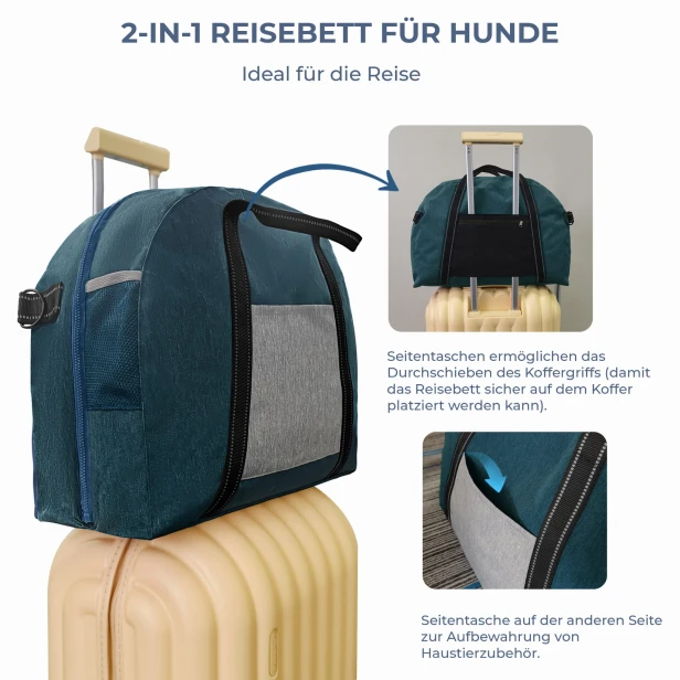 Tragbares Reise-Haustierbett, Produktdetails.