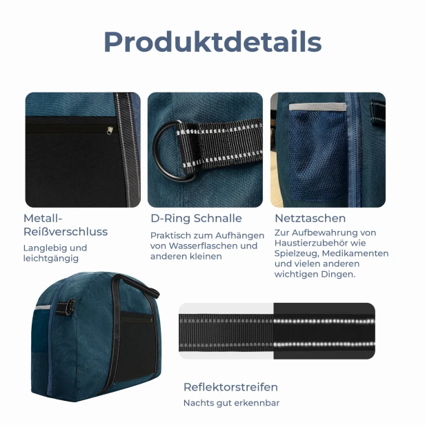 Tragbares Reisebett für Haustiere, Produktdetails