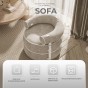 Sofa mit Gurten, Produktmerkmale.