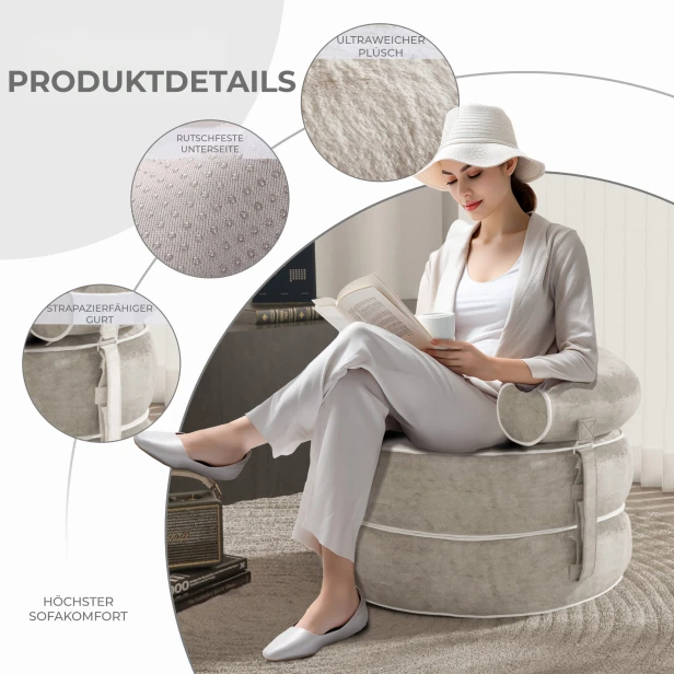 Sofa mit Gurten, Produktdetails.