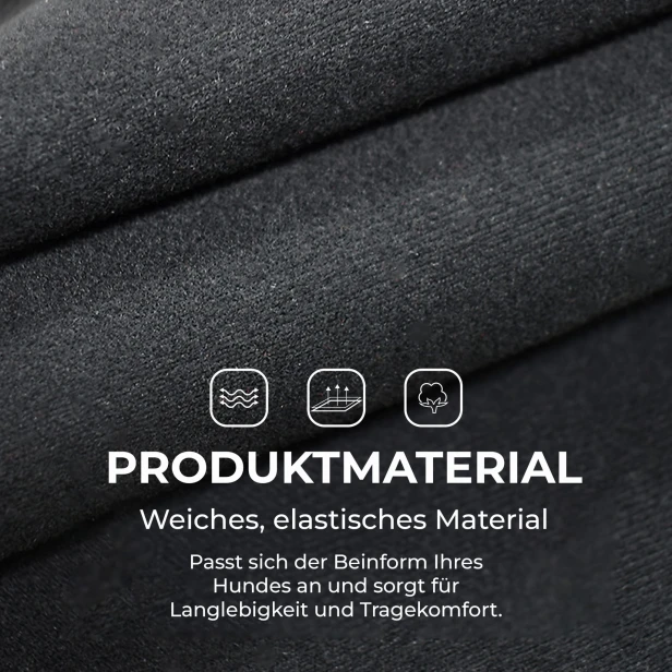 Stabilizator kolana dla psa, materiał produktu.