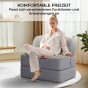 Frau sitzt auf einem 3-in-1-Modul-Relaxstuhl
