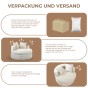 Runde Chaiselongue, Sofa, Sessel, Beige. Versand-, Auspack- und Montageinformationen.
