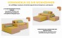 Sofa für Kinder und Eltern 287 cm, Konfigurationen.