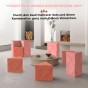 Unzählige Gestaltungsmöglichkeiten! Entdecken Sie modulare Poufs für Ihr Wohnzimmer – kombinieren Sie mehrere Sets ganz einfach und passen Sie die Möbel an jeden Raum an. Maximale Flexibilität und Stil.