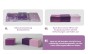 Modulare Lavendel-Fußhocker. Vakuumverpackt, Auspackanleitung beiliegend.