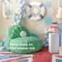 Grüner Muschelpouf – Glamouröses Möbelstück für eine Party im maritimen Stil