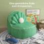 Grüner Muschelpouf – Designer-Sessel von Sako für eine gemütliche Entspannungsecke