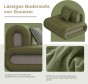 Faules, strukturiertes Samtsofa – Modularer Komfort und luxuriöses Design