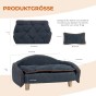 Hundesofa-Bettgröße | Ideal für Haustiere bis 15 kg