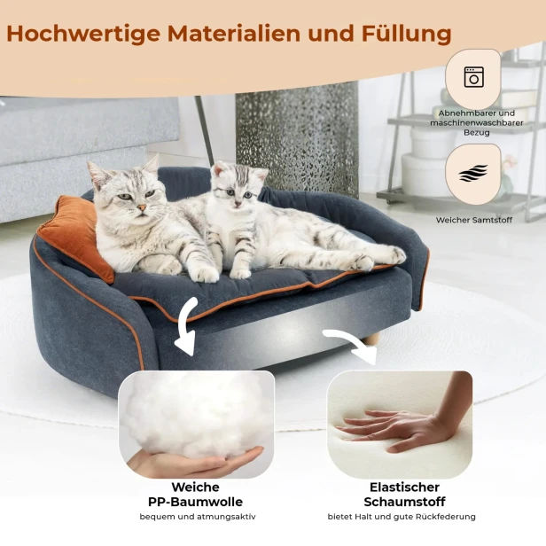 Hochwertige Materialien und Füllstoffe | Flexibler Schaumstoff und weiche PP-Baumwolle