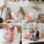 3 Personen benutzen das Blush Pillow.