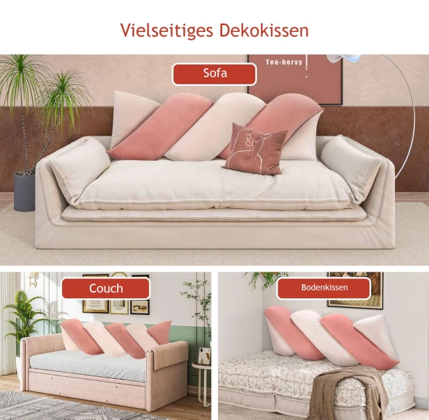 Blush Pillow Samtkissen. Produktfunktionalität.