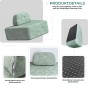 Halbrundes modulares Ecksofa, Produktdetails.