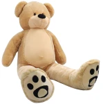 Klassischer Teddybär – Braun, 180 cm