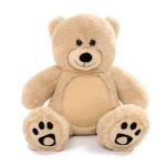 Klassischer Teddybär – Braun, 90 cm