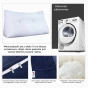 Großes Lesekissen aus Cord in Marineblau – Designdetails und Vorteile