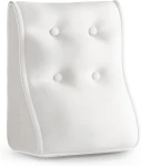 Modulares ergonomisches Samtkissen – Weiß