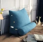 Modulare Kopfstütze mit Rolle – Blaues Leinen, Wohnaccessoires.