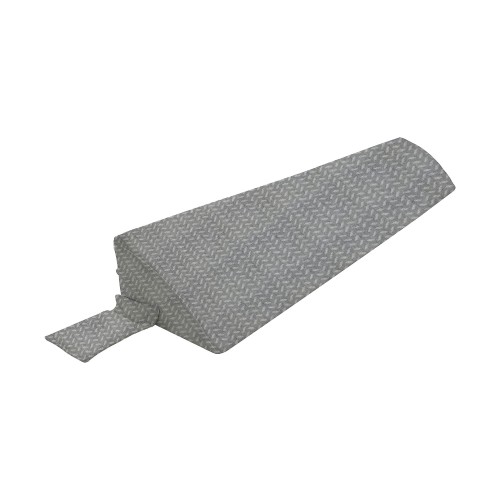 XXL Keilkissen, grau, dreieckig.