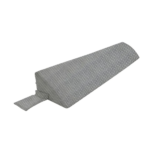 XXL Keilkissen, grau, dreieckig.